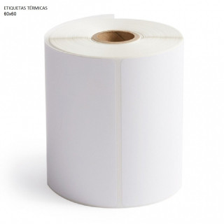 Etiquetas Termicas 60x60x40  500 etiquetas por rolo