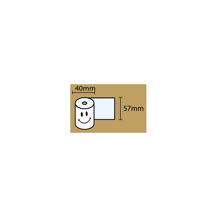 Rolo Térmico 57x40x11 S/BPA