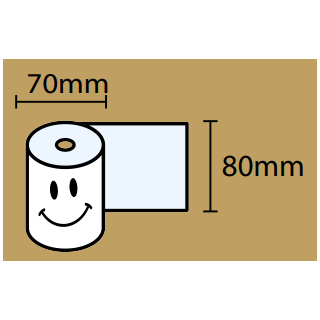 Rolo Térmico 80x70x11 S/BPA