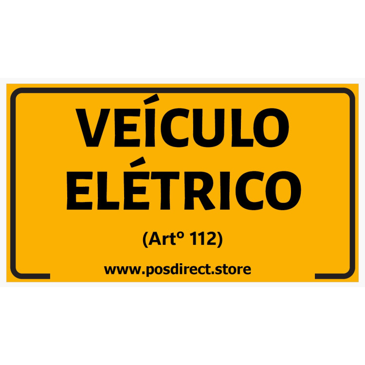 Flux chapa matricula veiculo eletrico