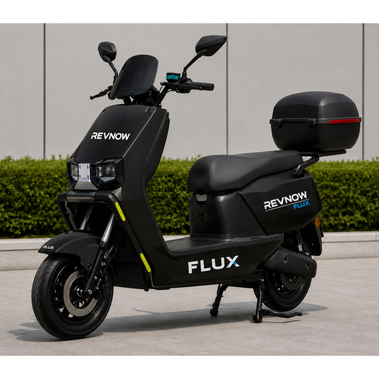 Flux Revnow Neo Black eletrica sem carta litio